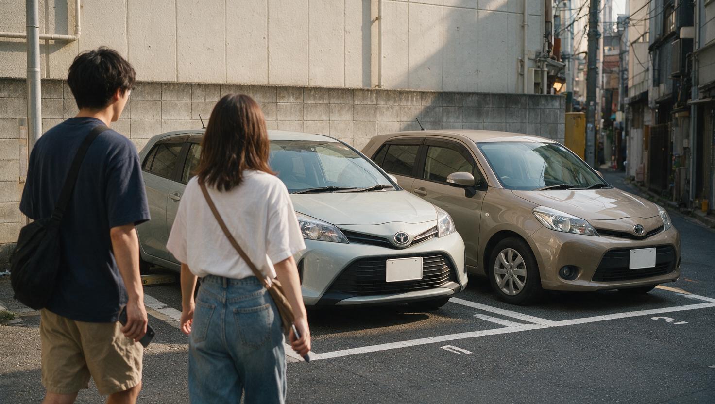都心のカーシェアのステーション